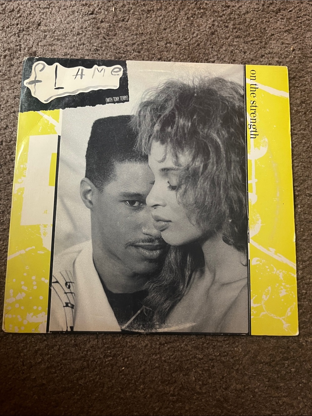 L'AME On The Strength Vinyl Record - Yellow & Black Cover